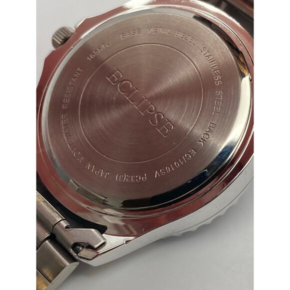 Eclipse Mens Watch 42mm - Date Indicator - WR 165ft- New Battery - Wrist 7-7.25 - Picture 6 of 7